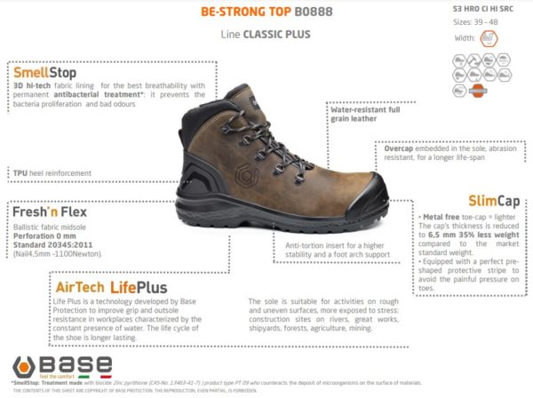 Base BE-STRONG TOP Turvanilkkuri S3 HRO CI HI SRC - 3