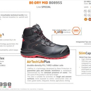 Base BE-DRY MID/BE-ROCK Turvakengät S3 WR CI HI HRO SRC - 9