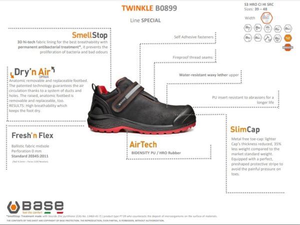 Base TWINKLE Turvakengät S3 HRO CI HI SRC - 3