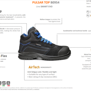 Base PULSAR TOP Turvakenkä S1P SRC - 6