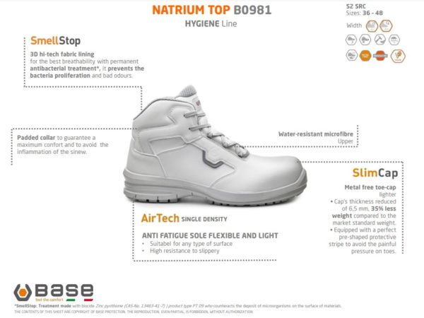 Base NATRIUM TOP Työkenkä S2 SRC - 3