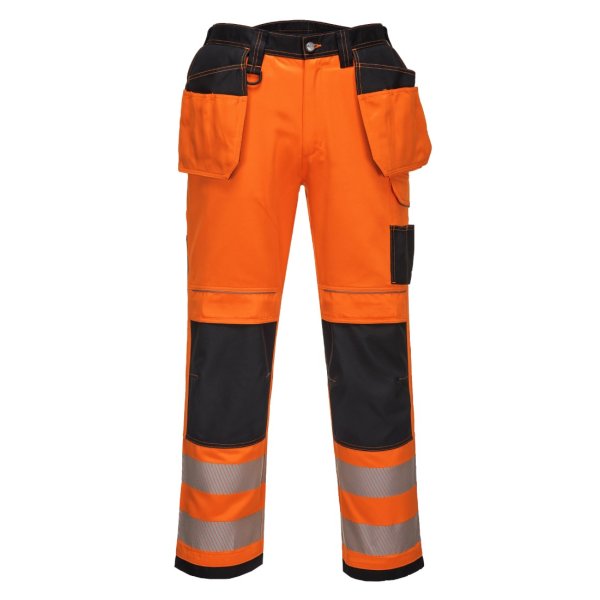 Portwest PW3 Hi-Vis Stretch Riipputaskuhousut - 1