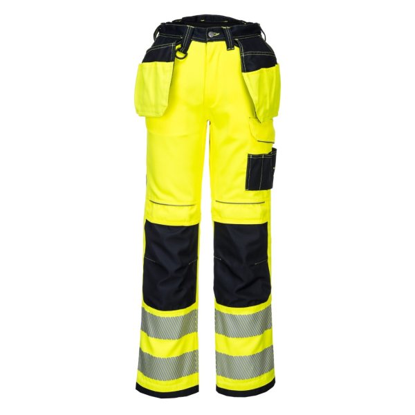 Portwest PW3 Hi-Vis Stretch Riipputaskuhousut - 9