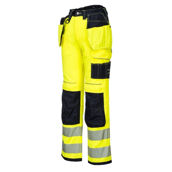 Portwest PW3 Hi-Vis Stretch Riipputaskuhousut - 11