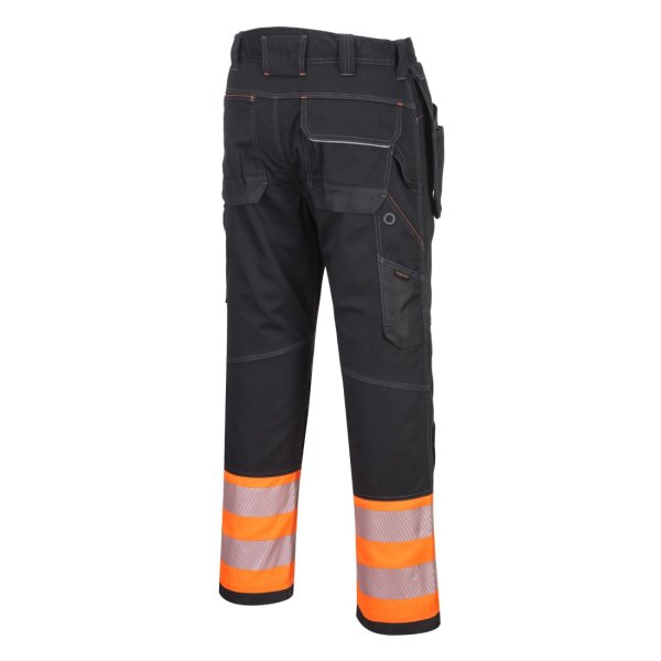 Portwest PW3 Hi-Vis Riipputaskuhuomiohousut (Luokka 1) - 5