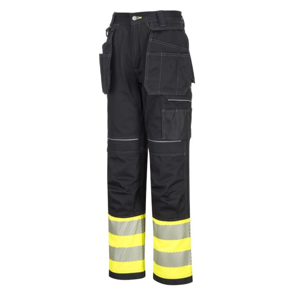 Portwest PW3 Hi-Vis Riipputaskuhuomiohousut (Luokka 1) - 11