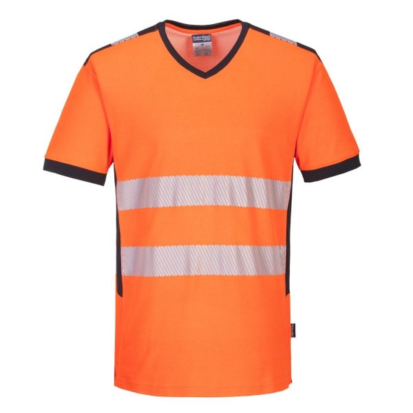 Portwest PW3 Hi-Vis V-kaulus T-paita - 1