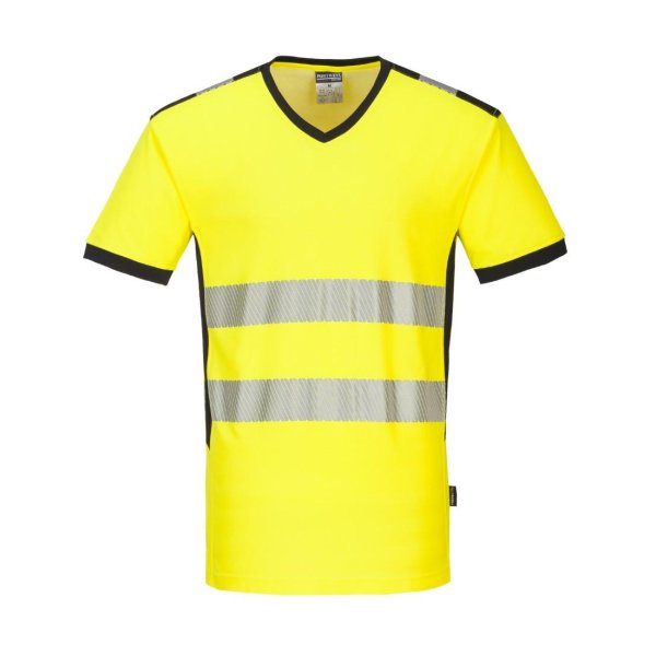 Portwest PW3 Hi-Vis V-kaulus T-paita - 9