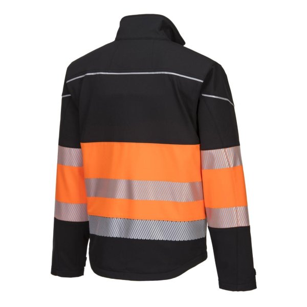 Portwest PW3 Hi-Vis Luokka 1 Softshell Takki 3L - 5