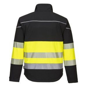 Portwest PW3 Hi-Vis Luokka 1 Softshell Takki 3L - 31