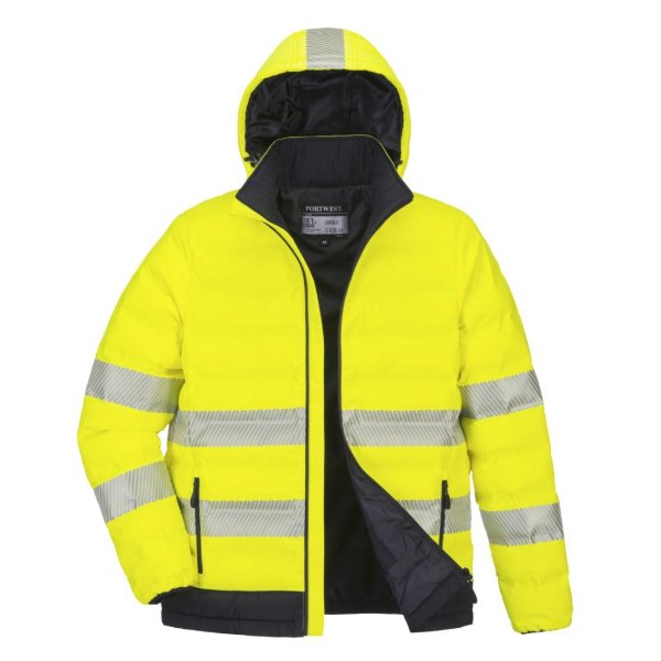 Portwest Hi-Vis Ultrasonic lämmitettävä kevyttoppatakki - 3