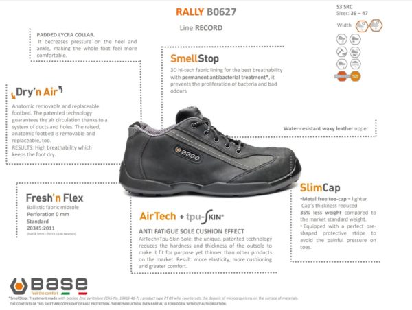 Base RALLY Turvakengät S3 SRC - 3