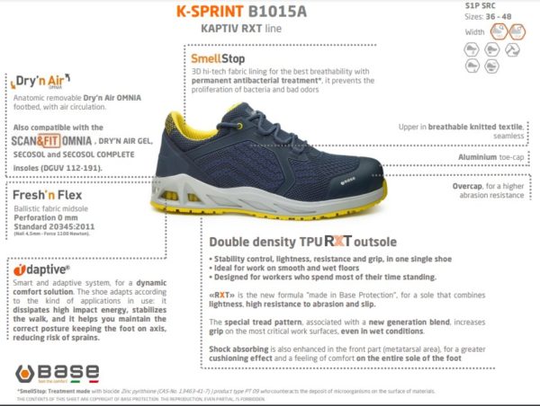 Base K-SPRINT Turvakengät S1P SRC - 3