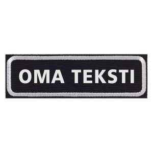 Kangasmerkki Omalla Tekstillä