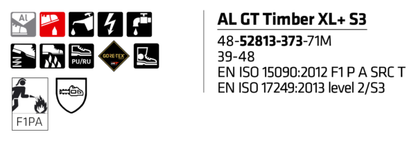 Sievi Al GT Timber XL+ S3 HRO Metsurin Turvakenkä - 3