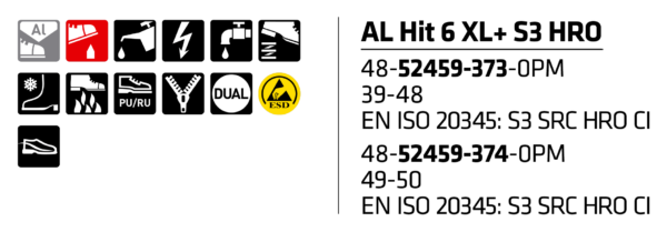 Sievi Al Hit 6+ S3 HRO Talviturvakengät - 6