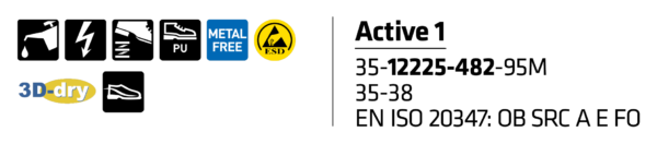 Sievi Active 1-2 ESD Työkenkä - 3