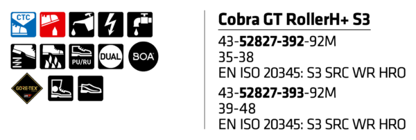 Sievi Cobra GT Rollerh+ S3 - 5