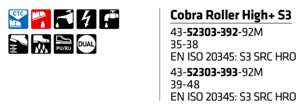 Sievi Cobra Roller High+ S3 - 5