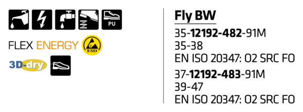 Sievi Fly Bw Työkengät - 3