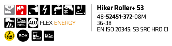 Sievi Hiker Roller+ S3 Turvakengät - 6