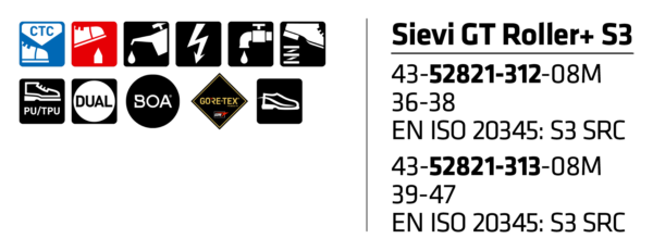 Sievi GT Roller+ S3 Turvajalkine - 3