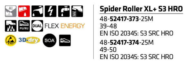 Sievi Spider Roller+ S3 HRO Turvakengät - 6