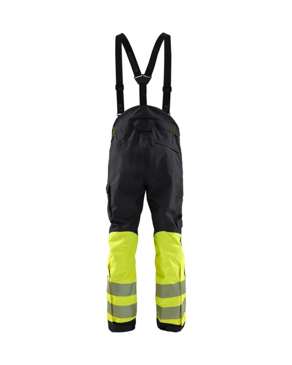 OUTLET KOKO XS BLÅKLÄDER HIGHVIS KUORIHOUSUT 18771977, MUSTA/HUOMIO KELTAINEN, KOKO XS - 3