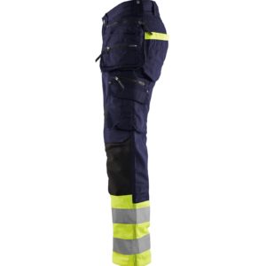 BLÅKLÄDER X1900 HIGHVIS RIIPPUTASKUHOUSUT STRETCH 19941330 - 17