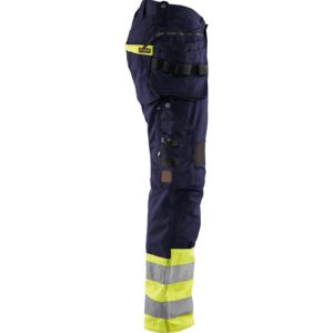 BLÅKLÄDER X1900 HIGHVIS RIIPPUTASKUHOUSUT STRETCH 19941330 - 19