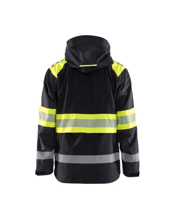 OUTLET KOKO M BLÅKLÄDER HIGHVIS KUORITAKKI 44201977, MUSTA/KELTA - 3