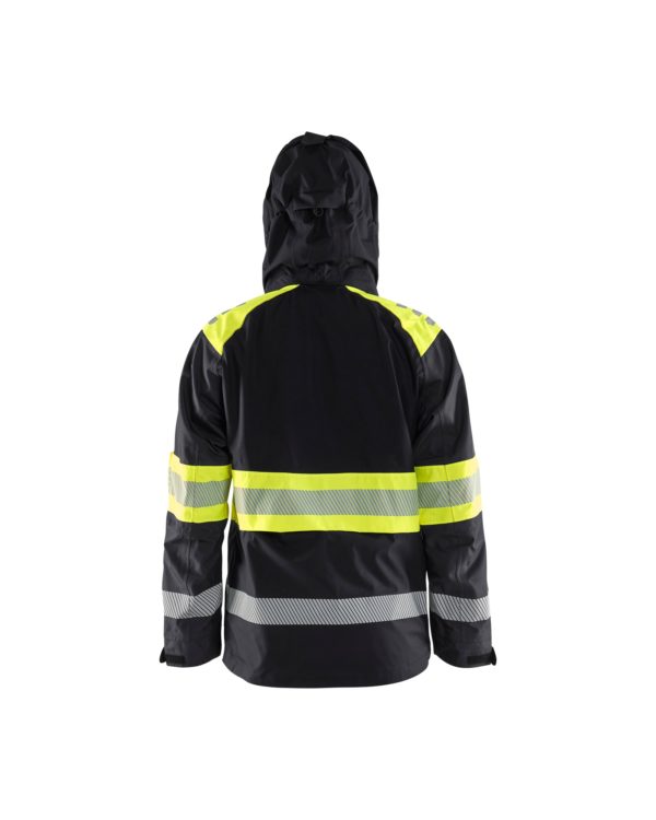 OUTLET KOKO M BLÅKLÄDER HIGHVIS KUORITAKKI 44201977, MUSTA/KELTA - 9