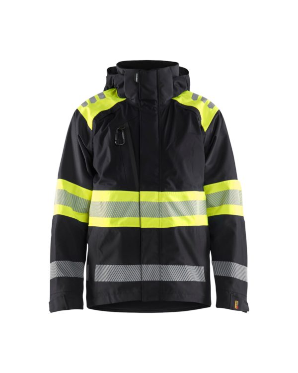 OUTLET KOKO M BLÅKLÄDER HIGHVIS KUORITAKKI 44201977, MUSTA/KELTA - 1