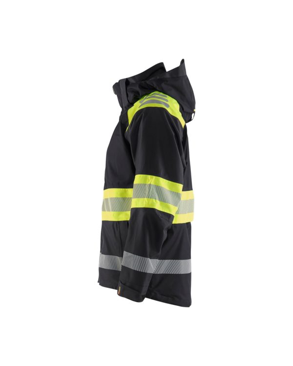 OUTLET KOKO M BLÅKLÄDER HIGHVIS KUORITAKKI 44201977, MUSTA/KELTA - 5