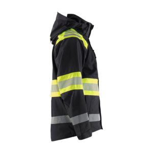 OUTLET KOKO M BLÅKLÄDER HIGHVIS KUORITAKKI 44201977, MUSTA/KELTA - 17