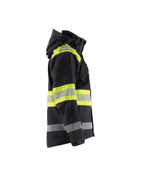 OUTLET KOKO M BLÅKLÄDER HIGHVIS KUORITAKKI 44201977, MUSTA/KELTA - 7