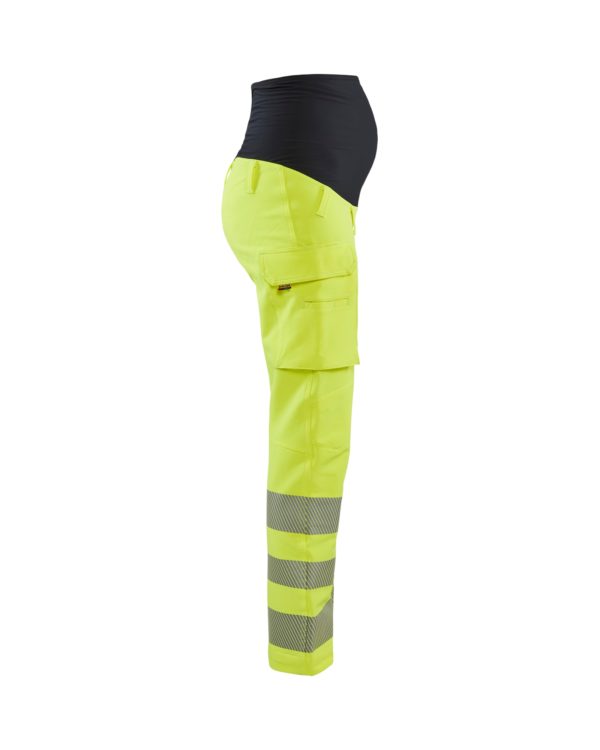 OUTLET KOKO XL BLÅKLÄDER HIGHVIS ÄITIYSHOUSUT 4-WAY STRETCH 71001642, HUOMIO KELTAINEN/MUSTA, KOKO XL - 5