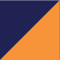 Sininen (Marine)/Oranssi