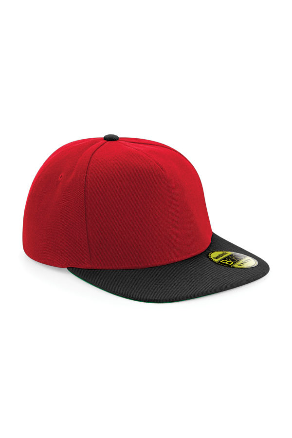 Beechfield Original Flat Peak Snapback Lippalakki B660 - 21