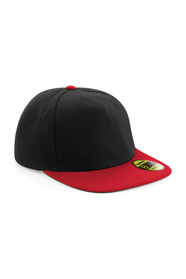 Beechfield Original Flat Peak Snapback Lippalakki B660 - 15