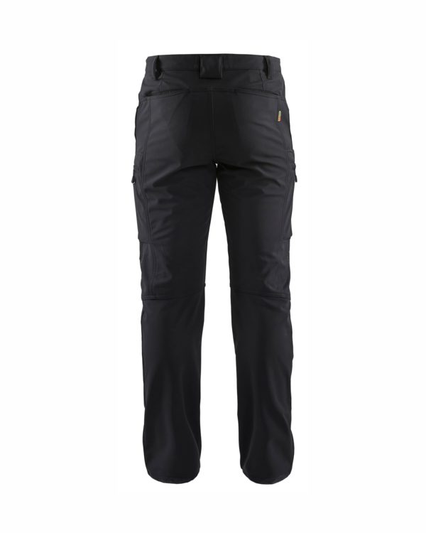 OUTLET KOKO D104 BLÅKLÄDER SOFTSHELL TALVIHOUSUT STRETCH 14772513, MUSTA - 2