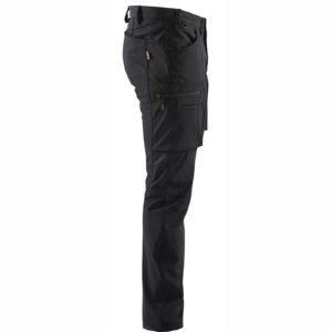 OUTLET KOKO D104 BLÅKLÄDER SOFTSHELL TALVIHOUSUT STRETCH 14772513, MUSTA - 11