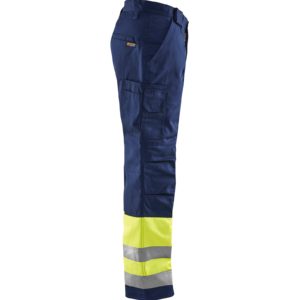 OUTLET KOKO C48 BLÅKLÄDER HIGHVIS TALVIHOUSUT 18621811, KELTAINEN/SININEN(MARINE) - 12