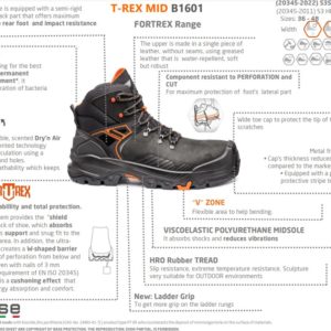 BASE T-REX/T-WALL MID TURVAKENGÄT S3S HRO CI HI LG FO SR - 11