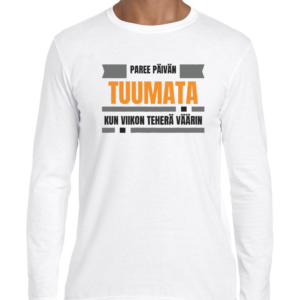 Huumoripaita Tuumata - Pitkähihainen - 28