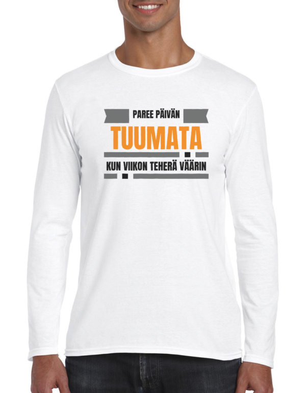 Huumoripaita Tuumata - Pitkähihainen - 8