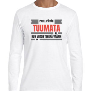 Huumoripaita Tuumata - Pitkähihainen - 34