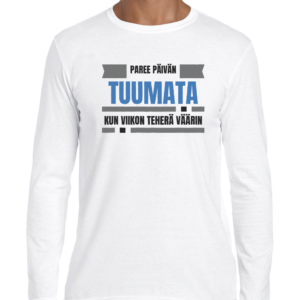 Huumoripaita Tuumata - Pitkähihainen - 30