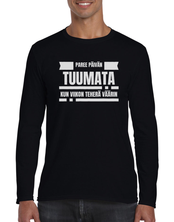 Huumoripaita Tuumata - Pitkähihainen - 7