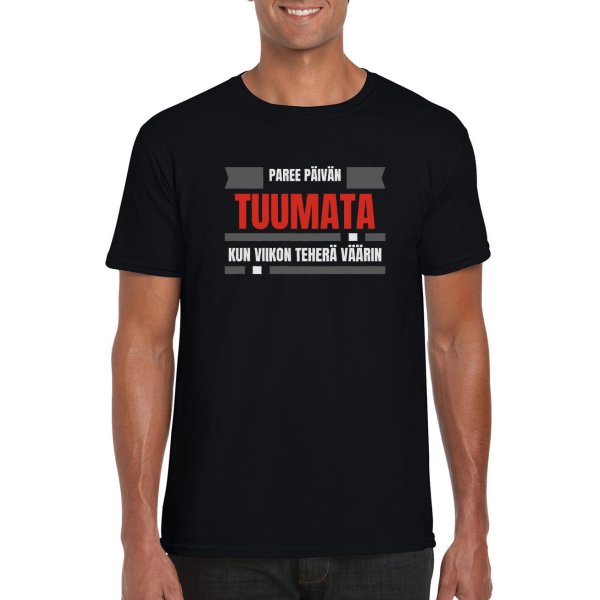 Huumoripaita Tuumata - T-paita - 1